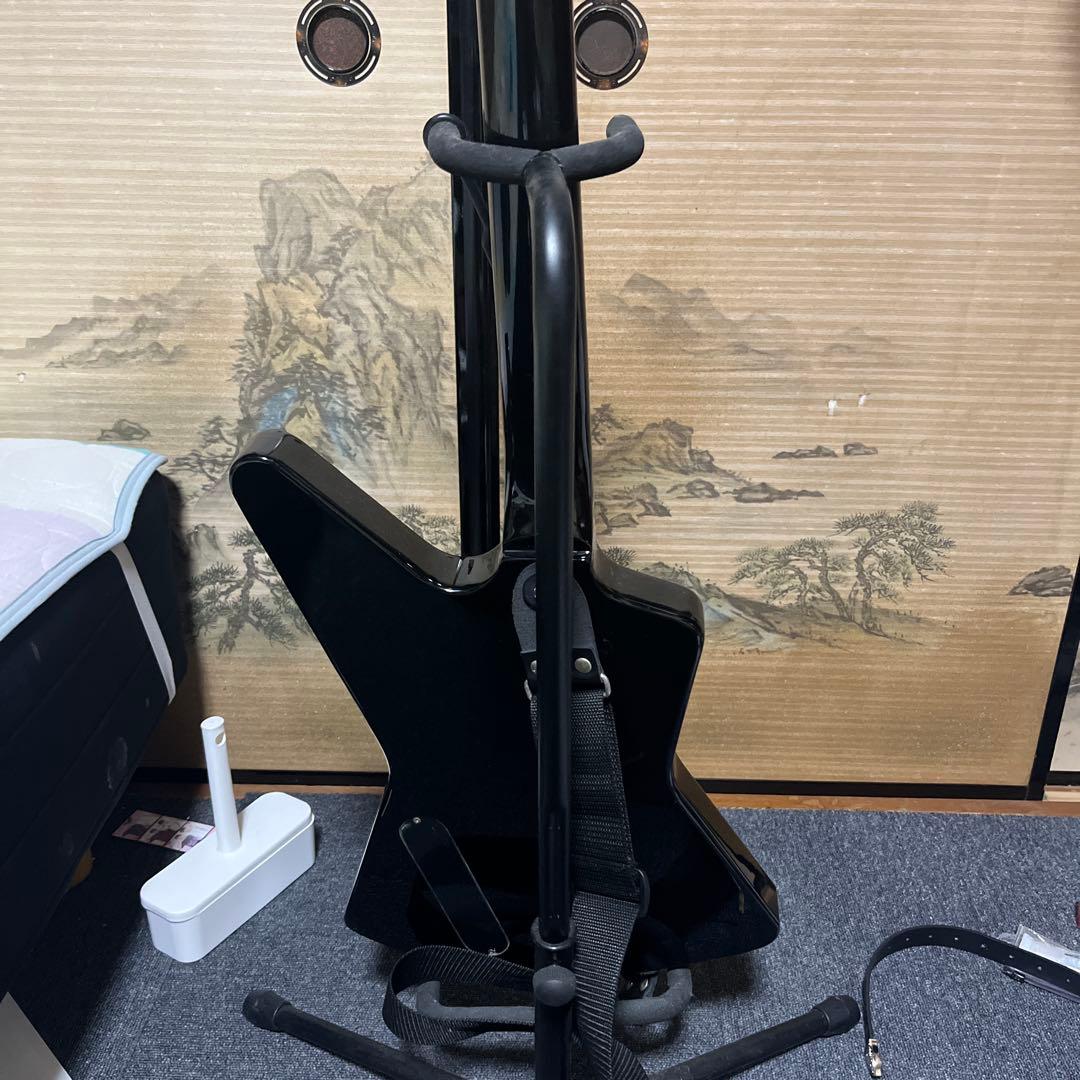 エレキギター ブラック ハムバッカー エクスプローラー系