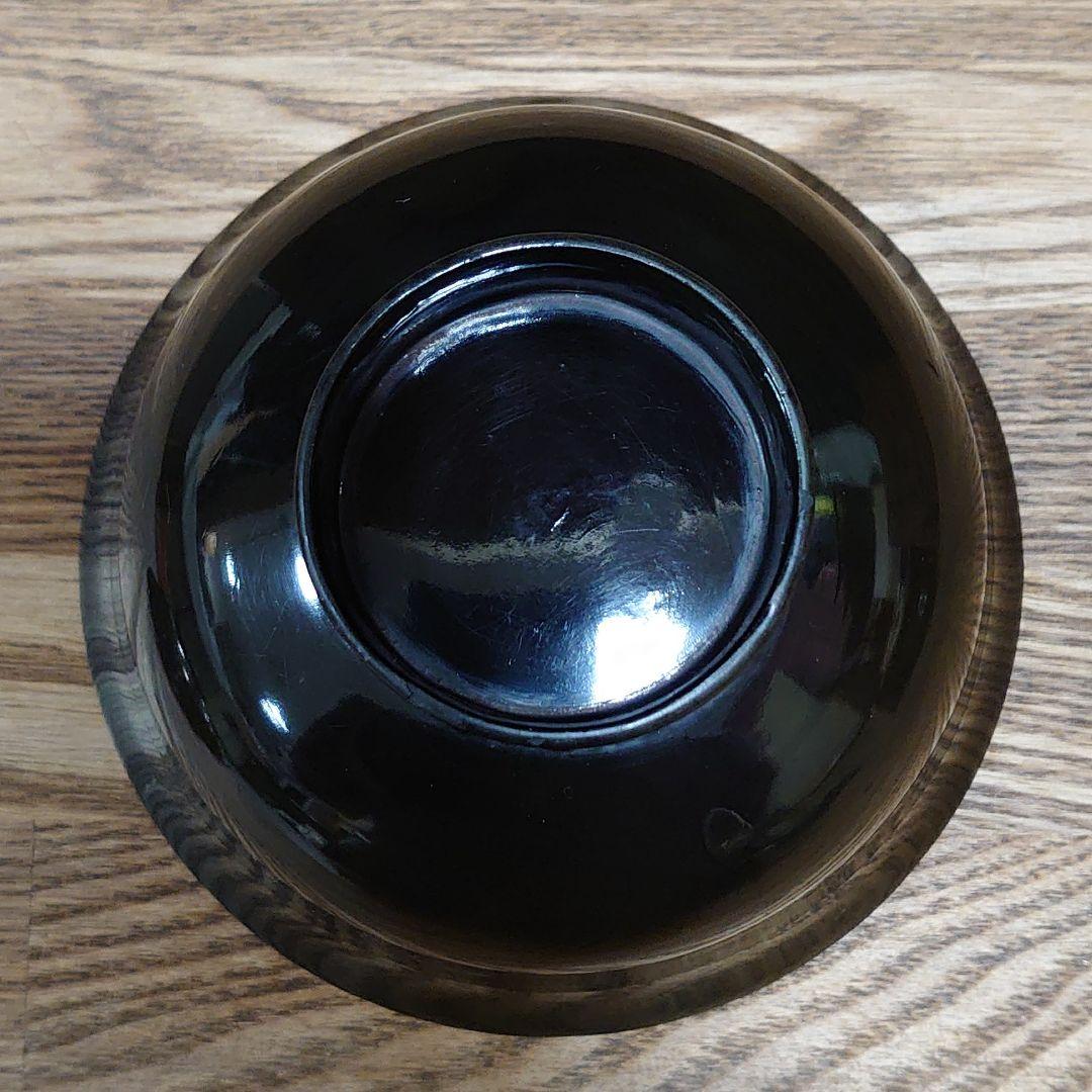 昔の吸物椀9客セット「あA13 漆器 蒔絵 鶴 松 明治 大正 昭和