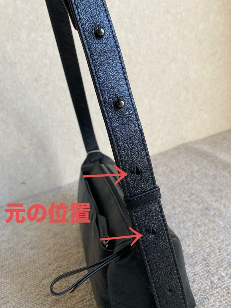 新品ear PAPILLONNER 《本革/220g》ボックスショルダーバッグ