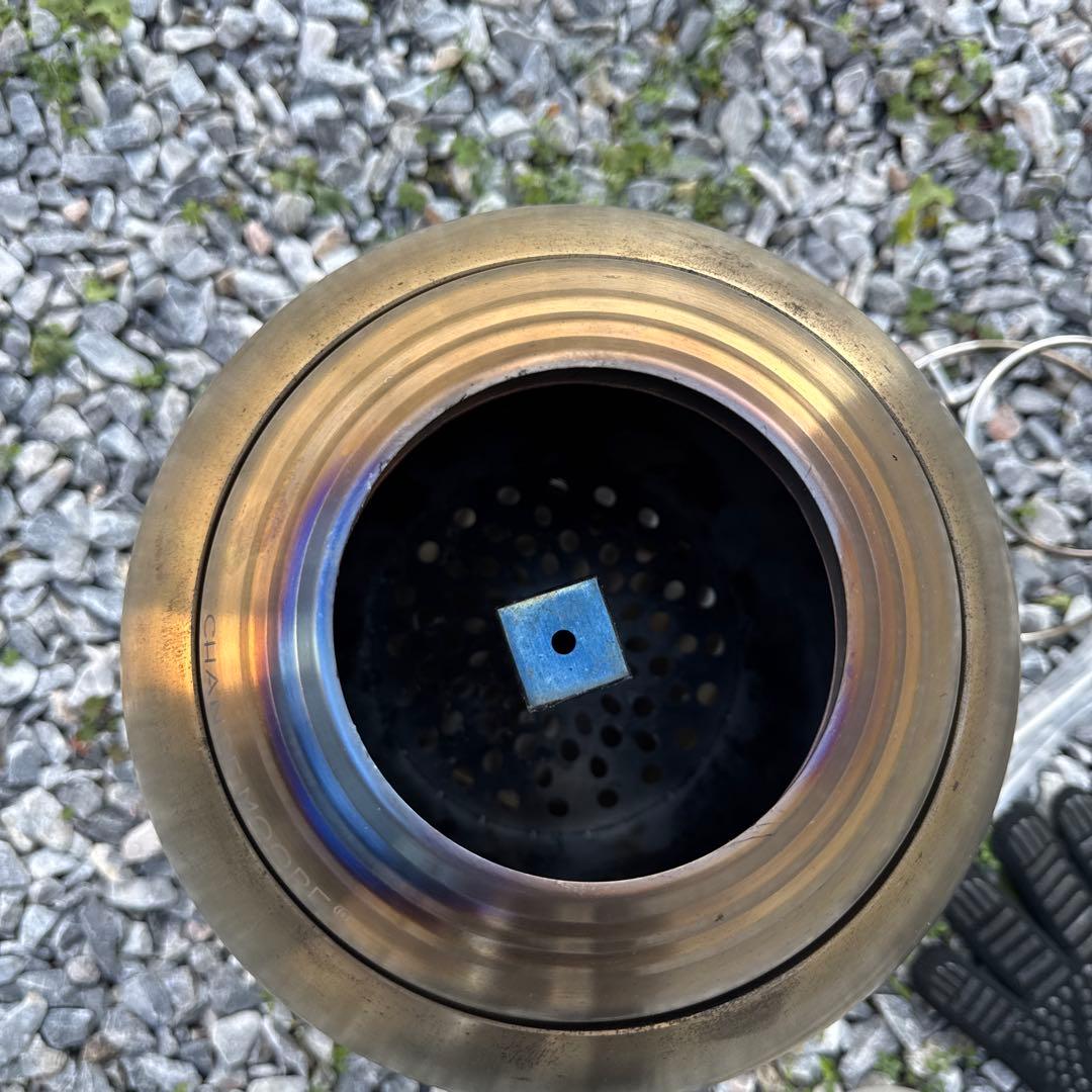 change moore 焚火台　新升级 二次燃焼焚き火台 球形