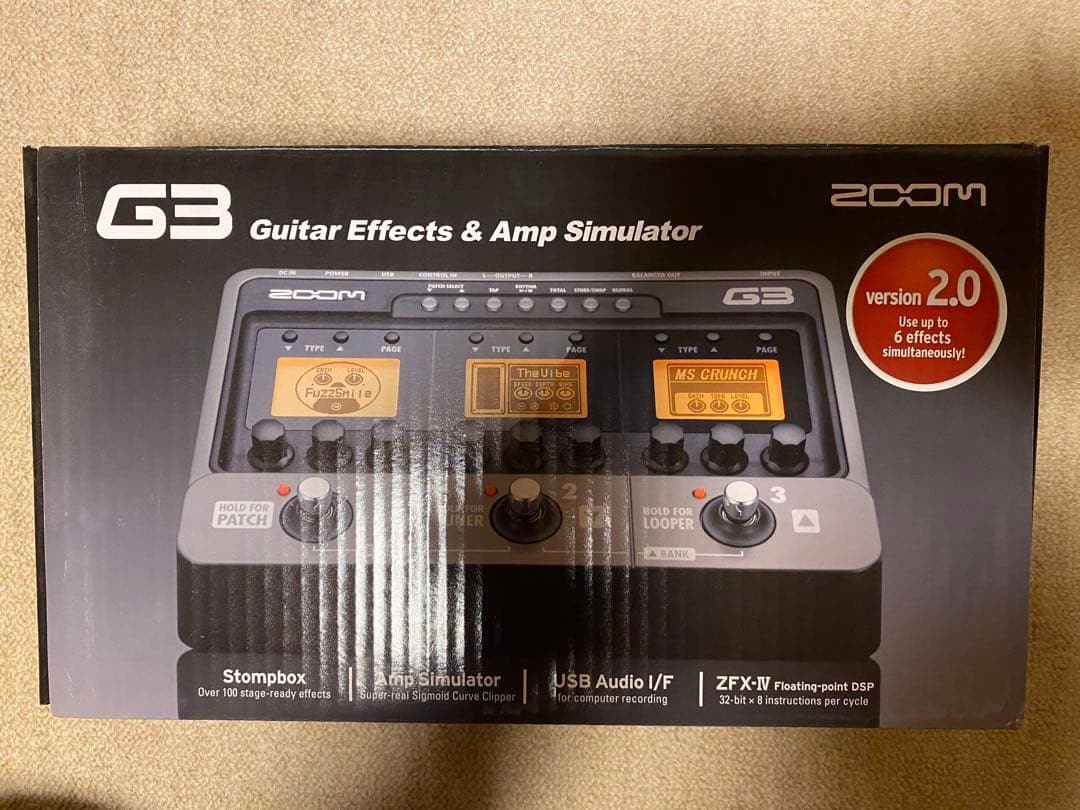 Zoom G3 ギターエフェクター　オマケ付き