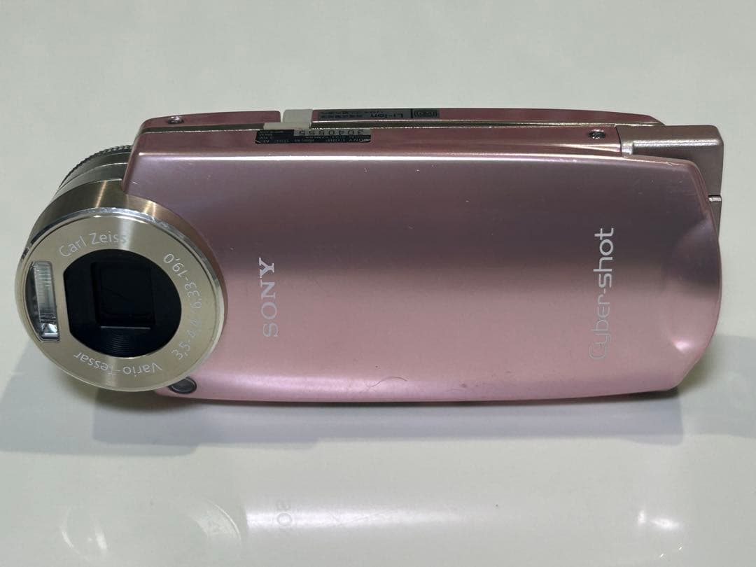 Sony cyber shot ビデオカメラ本体 ピンク 充電ケーブル付き