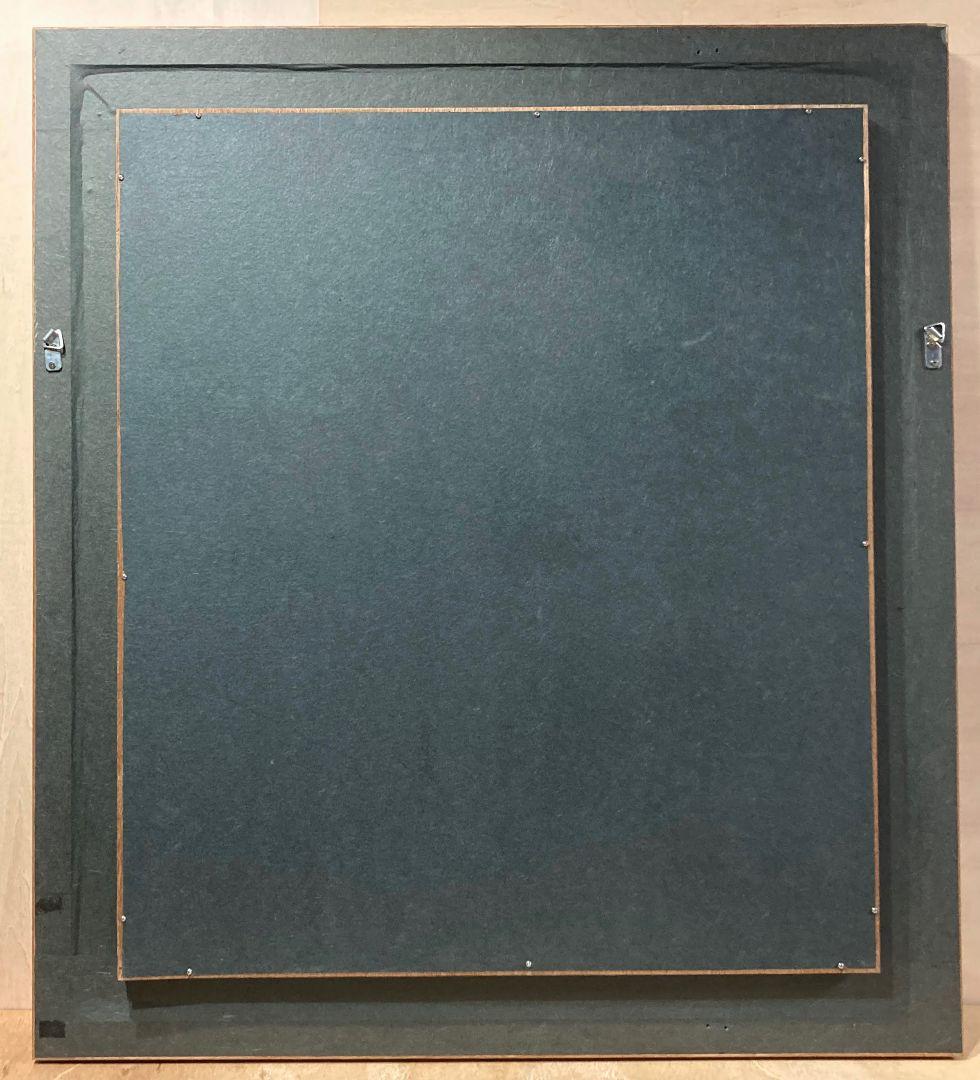 中川幸彦「花瓶華（共シール）」額装１０号●日本画作品 落款 押印●