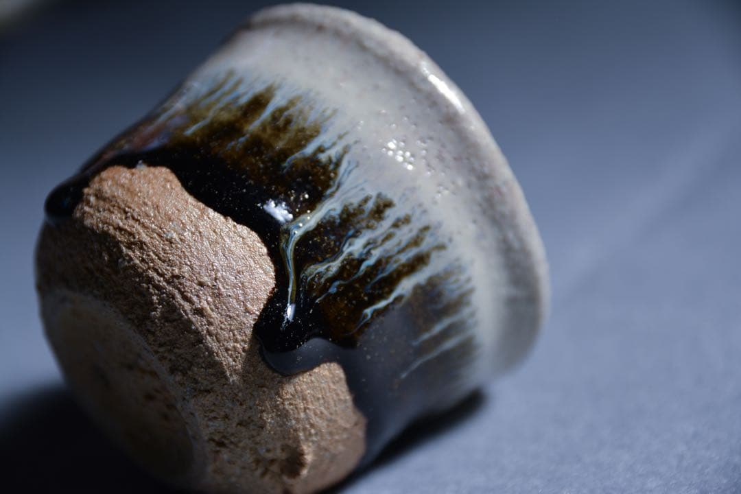 いろはや様◯西岡小十 朝鮮唐津ぐい呑 共箱 いろはや様◯西岡小十 朝鮮