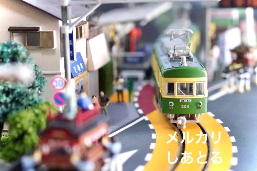 江ノ電 腰越のお祭り 鉄道ジオラマ展示台 Nゲージ Bトレ 鉄コレ 鉄道模型