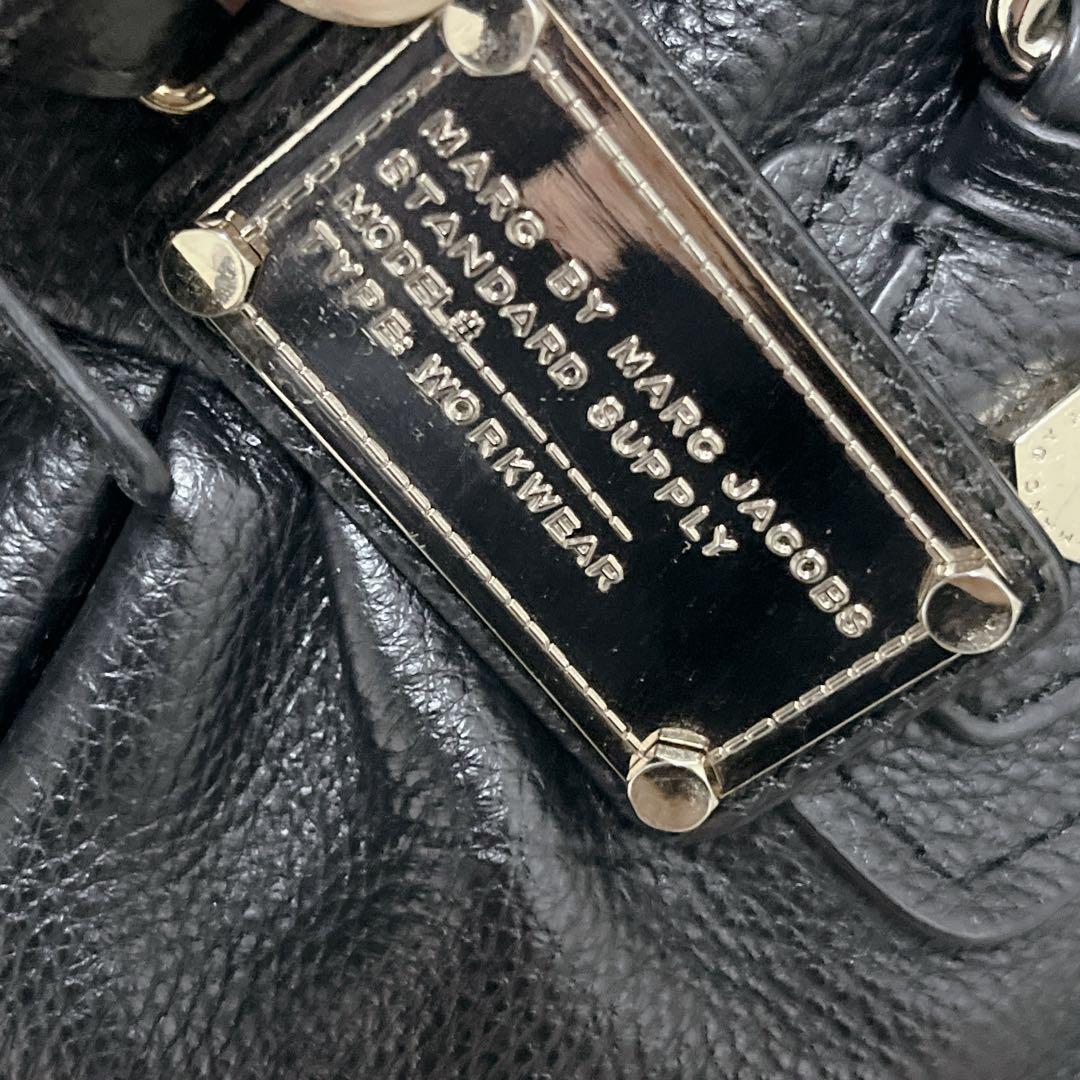 最終値下げ外装美品　MARC BY MARC JACOBS ブラックy2kシボ革