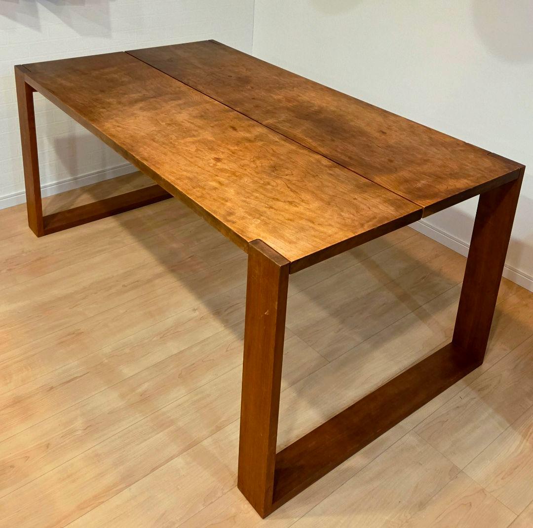 無垢チェリー材 ダイニングテーブル w150