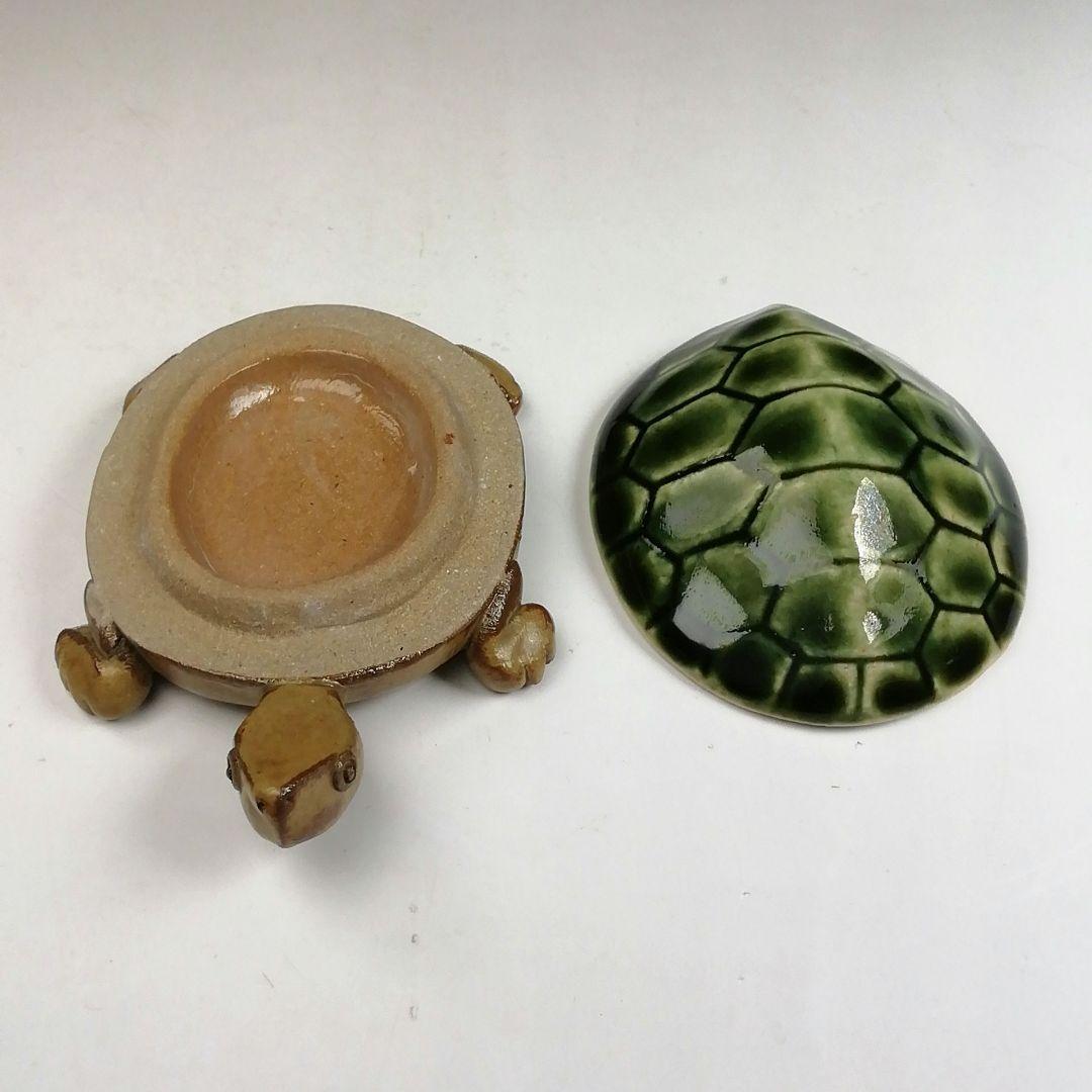 T899 香合 『織部 亀』『松本鉄山 作』 共箱 茶道具 - メルカリ