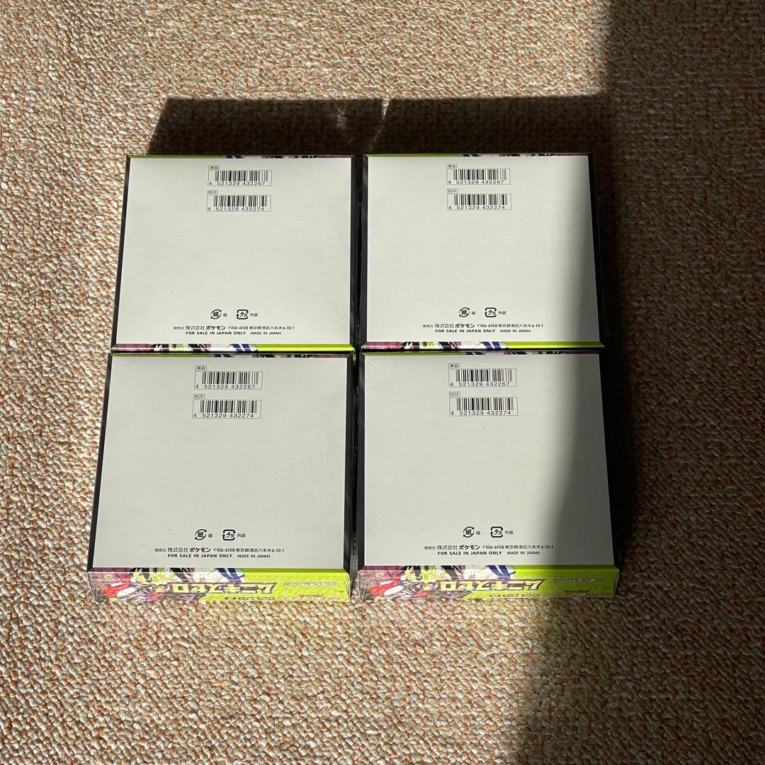 ムニキスゼロ　シュリンク付き　4ボックス　ポケモンカードゲーム