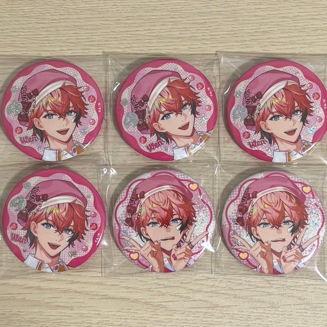 にじさんじ ぎゃうるふ 缶バッジ 赤城ウェン まとめ売り - メルカリ