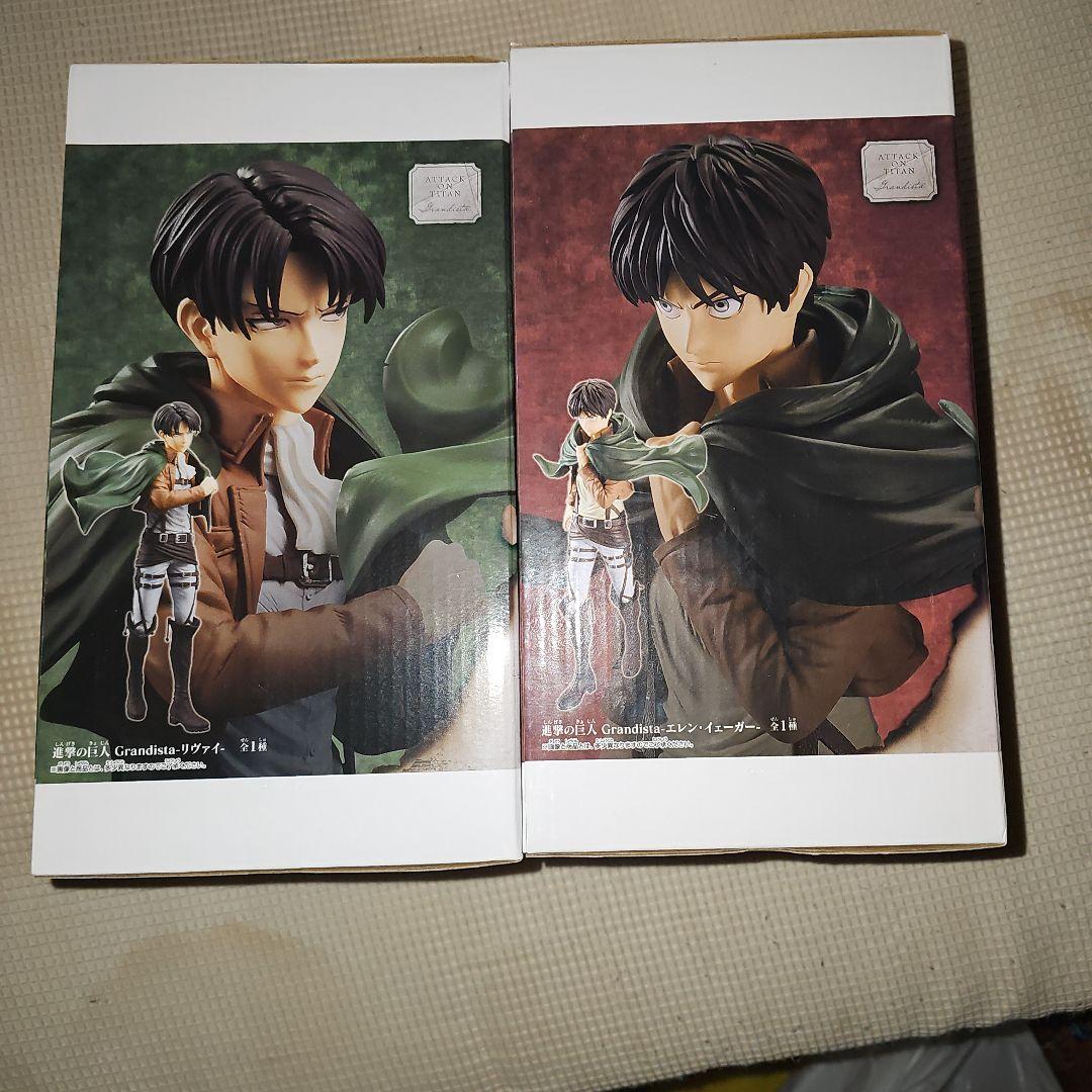進撃の巨人 エレン リヴァイ Grandista2体セット - メルカリ