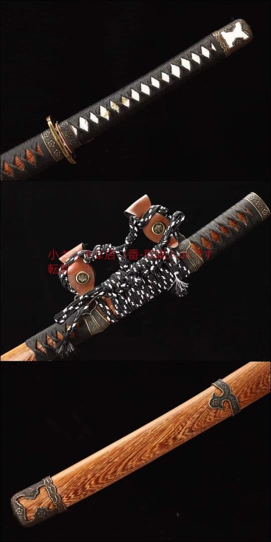 26寸T10焼刃シリーズ鋭利版花梨木一帰墟太刀 古兵器  日本刀 模造刀 居合刀