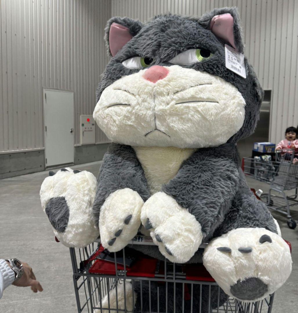 コストコ ルシファー 特大ぬいぐるみ ブランケット付き クリスマス