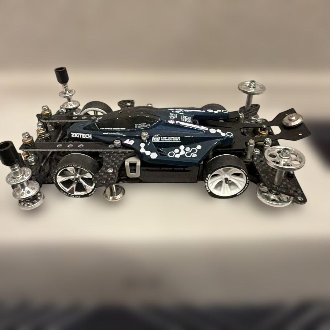 ミニ四駆 ブラック MSフレキ　完成品