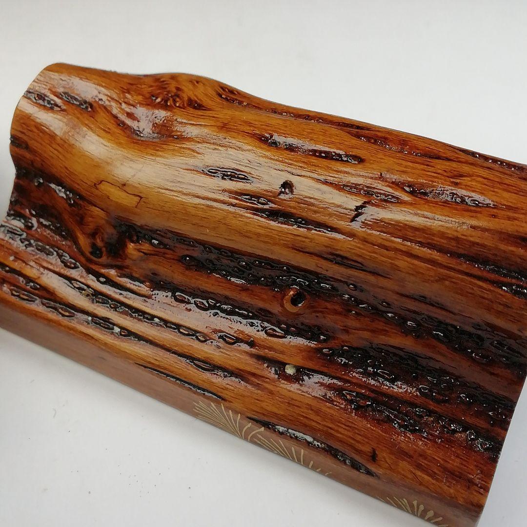 T745 香合 『秋草 割香合』『喜三誠志』 共箱 茶道具