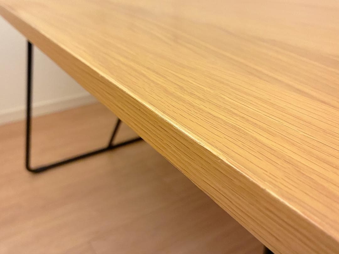 無印良品 木製 折りたたみテーブル オーク材 突板 デスク 幅120cm