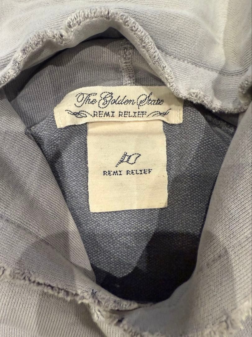 激レア　REMIRELIFE レミレリーフ　パーカー　ヴィンテージクラッシュ加工