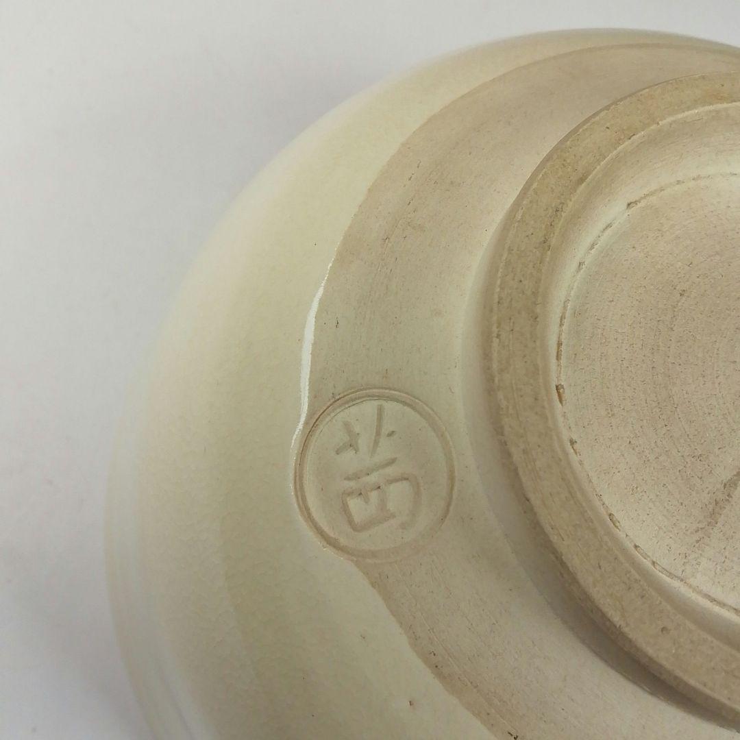 T419 茶碗 『紅葉 澄子 画』『あかね窯』 共箱 抹茶碗 茶道具