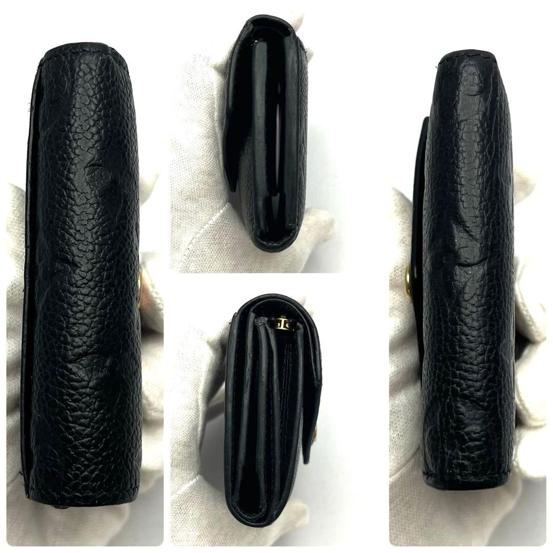 現行✨ルイヴィトン アンプラント ポルトフォイユ ゾエ 三つ折り財布 ミニ