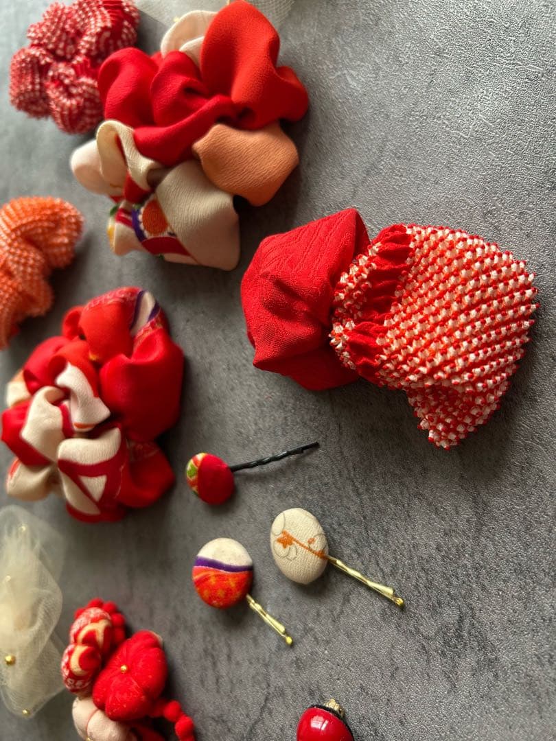 み*さ様 七五三　七五三髪飾り　ヘッドドレス　着物髪飾り　リメイク髪飾り 031