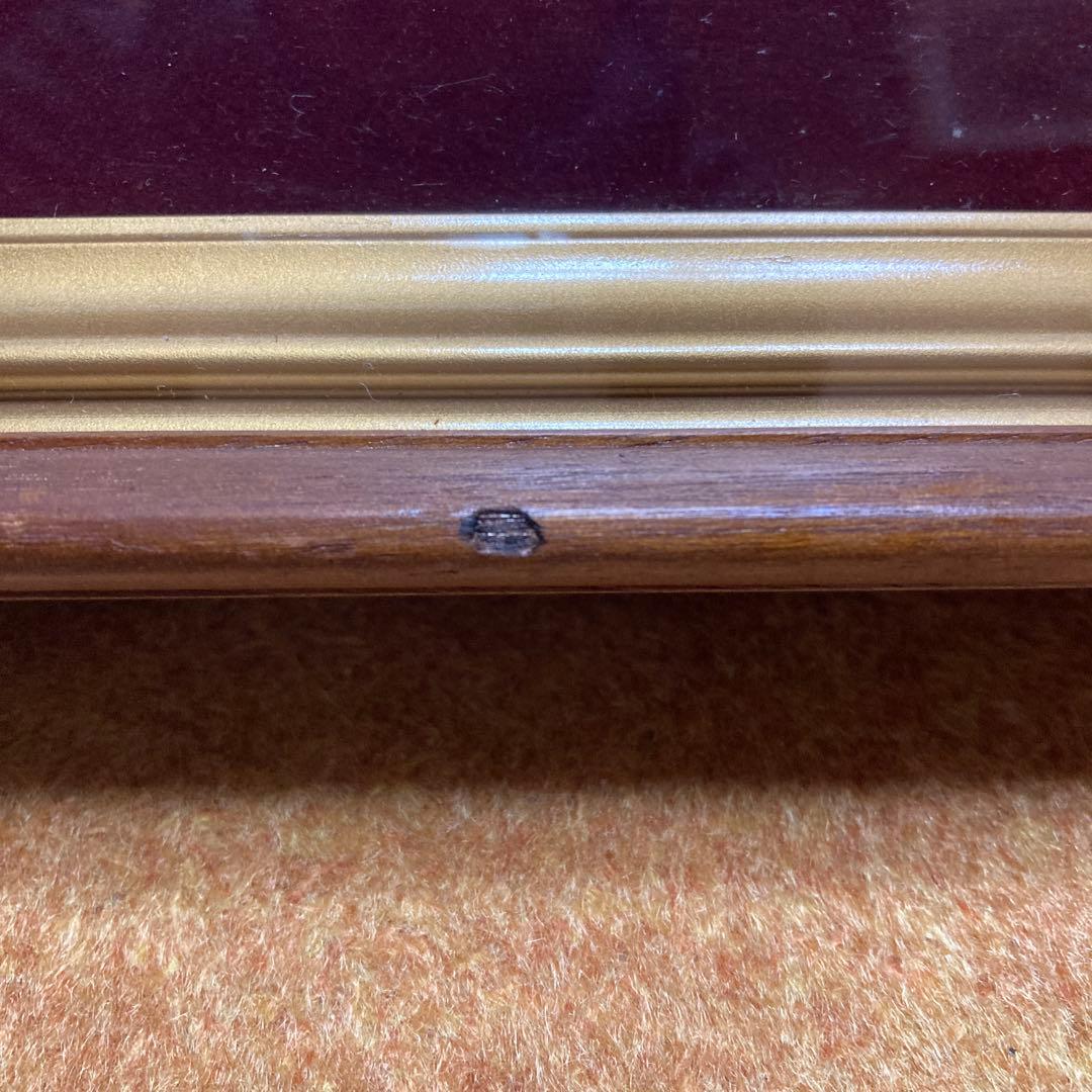 高級色紙額縁4枚 厚み有 色良し 2枚の額縁に目立つ傷