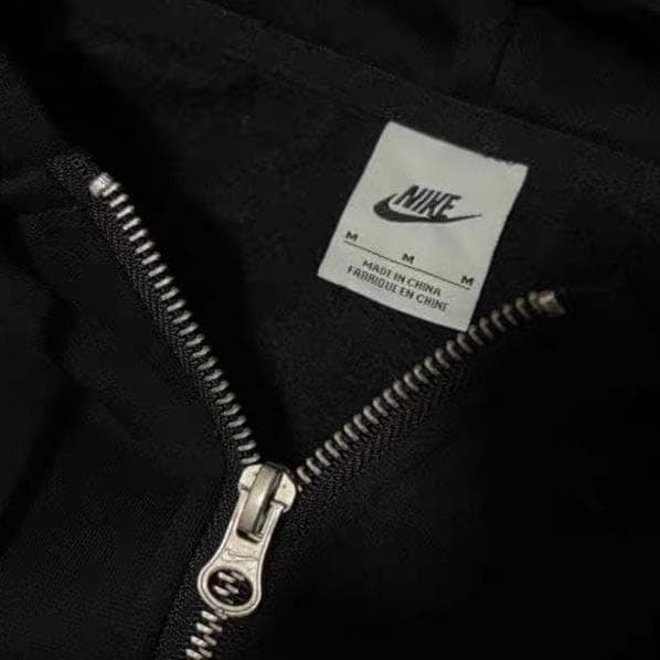 Stussy × Nike フルジップ パーカー ブラック