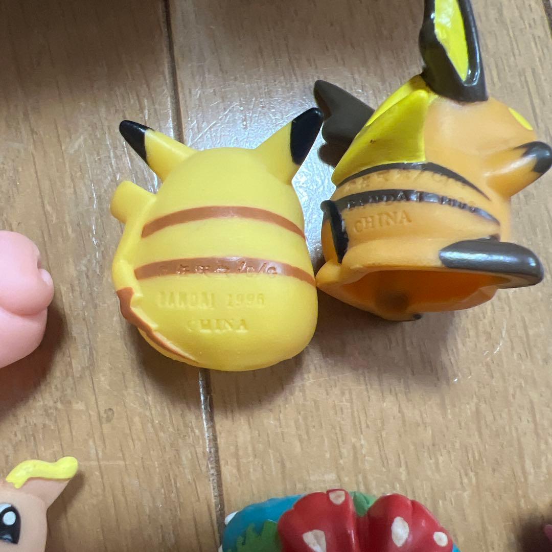 ポケモンキッズ 初版 1996年 食玩 指人形 完品 箱あり カード付き