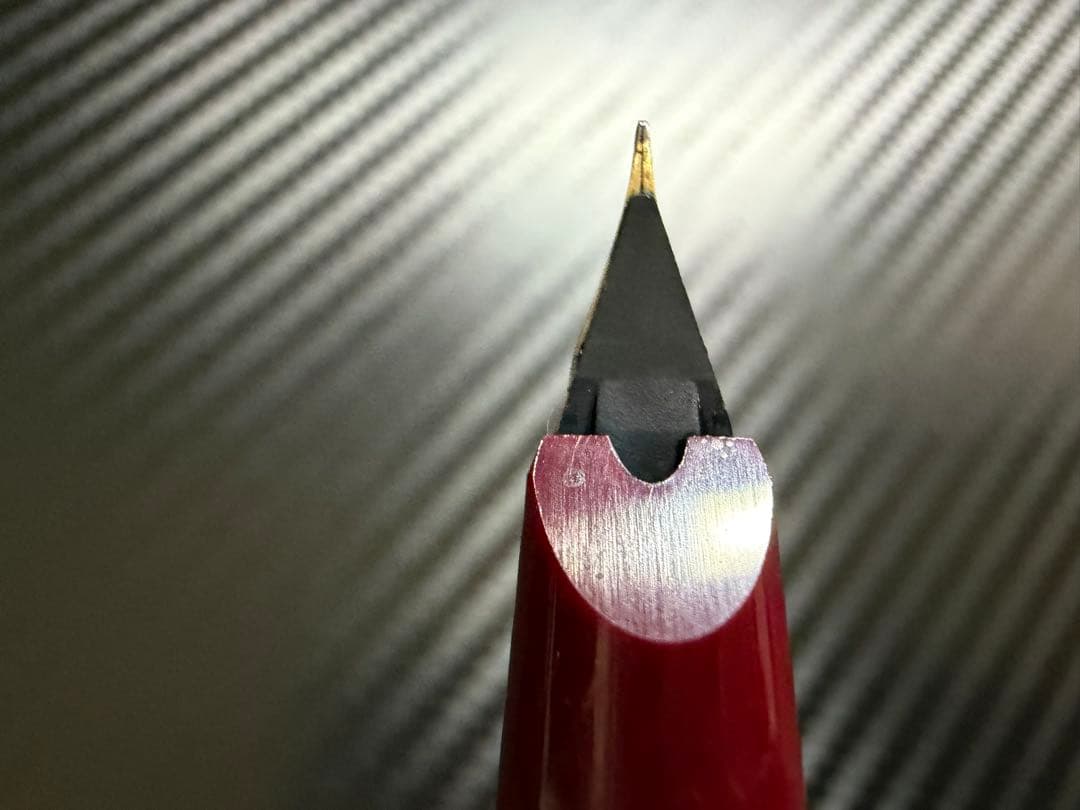 極美品 モンブラン No.221 ボルドー EF 極細字 万年筆 - メルカリ