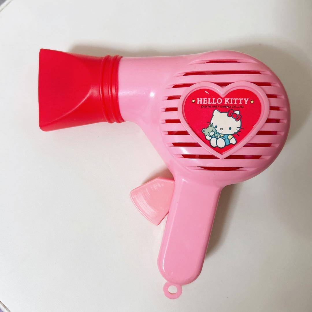ハローキティ】1987年 手動ドライヤー おもちゃ - メルカリ
