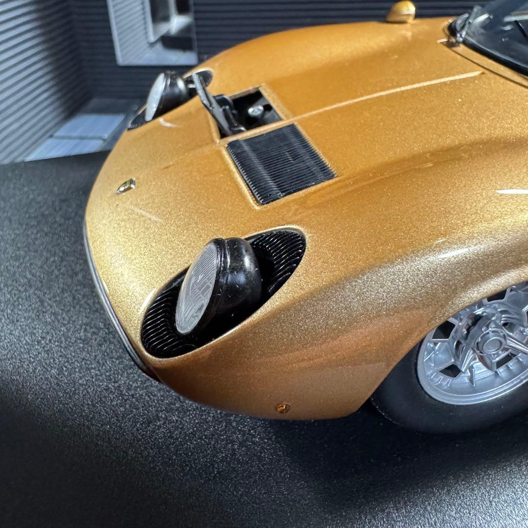 絶版未展示品 京商 1/18ランボルギーニ ミウラ P400 Gold