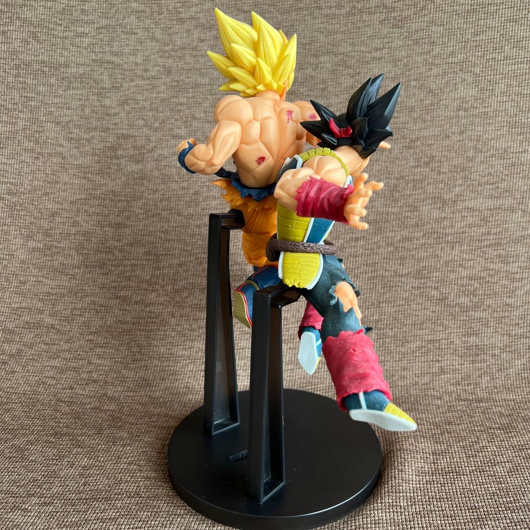 ドラゴンボール 孫悟空 バーダック フィギュア　親子かめはめ波　とよたろう
