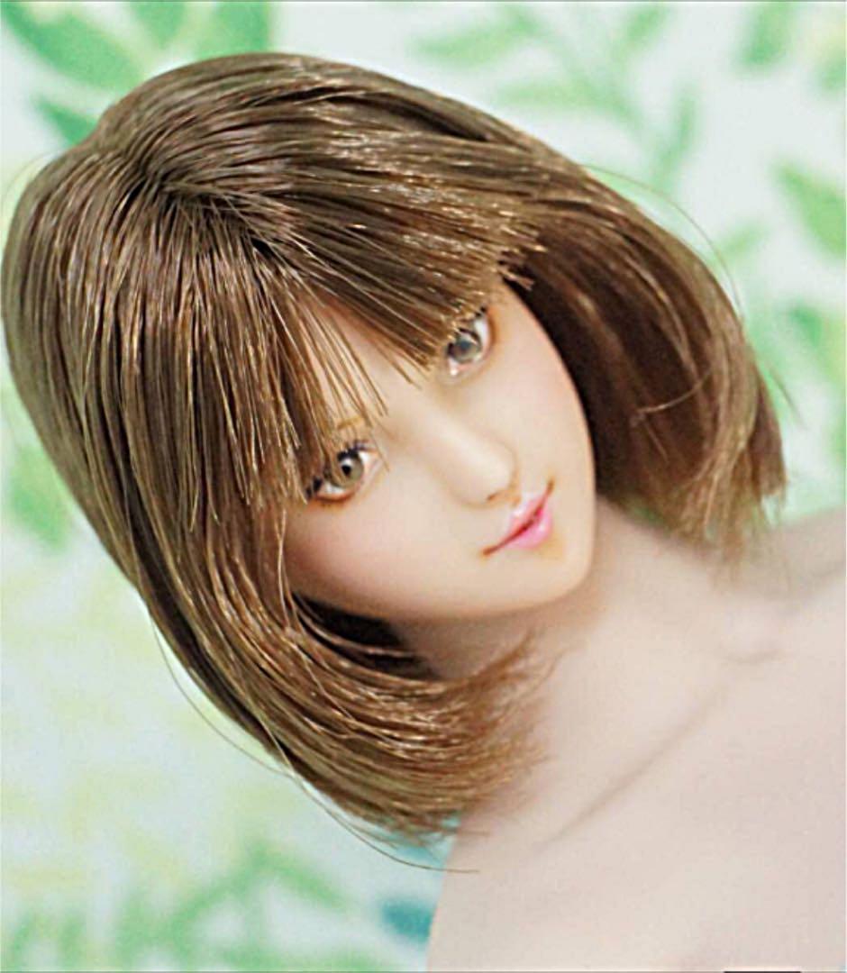 handmade♡1/6カスタムドールヘッド☆美紀☆オビツ01