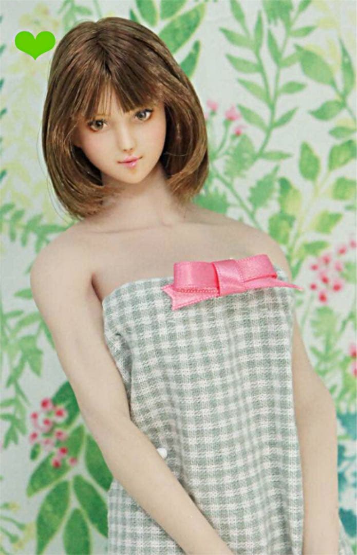 handmade♡1/6カスタムドールヘッド☆美紀☆オビツ01