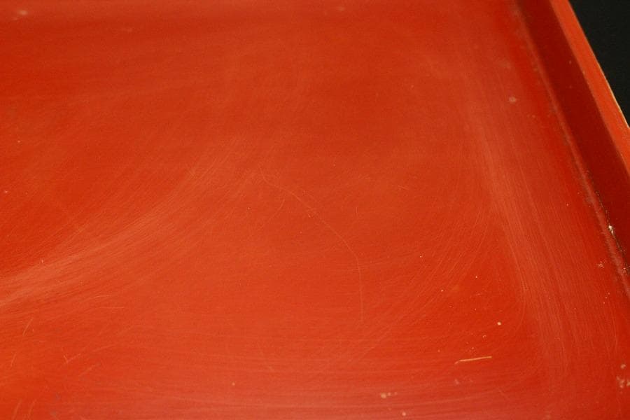 中国美術 色絵 女人紋 筆架 香合 六件 朱塗盆 文房四宝 まとめて(A726)