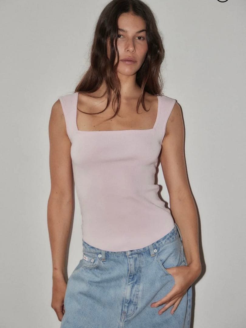 THE SHISHIKUI suq / PINK タンクトップ