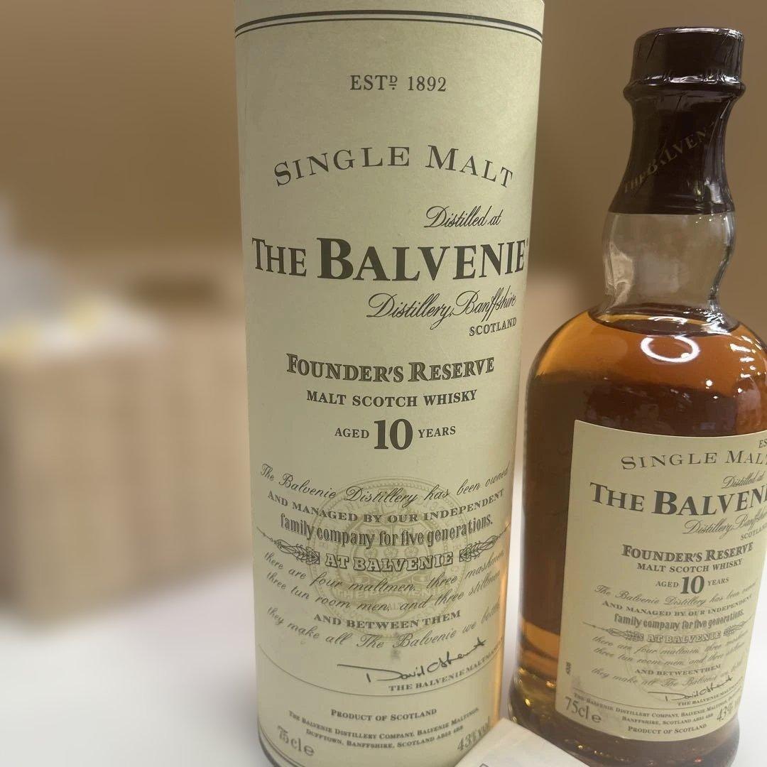未開栓】バルヴェニー ファウンダーズリザーブ 10年 1000mL