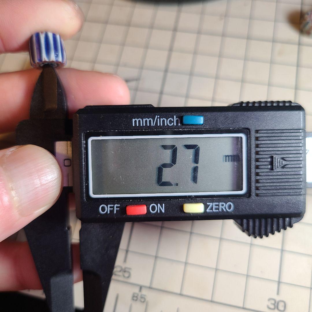 雰囲気抜群 7層シェブロンビーズ goro's等のカスタムに