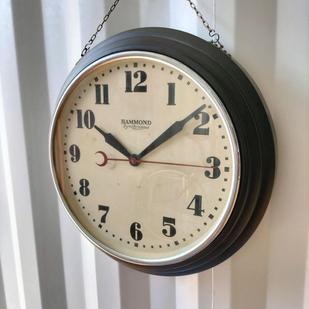 インテリア時計 1930's Hammond Synchronous Wall Clock