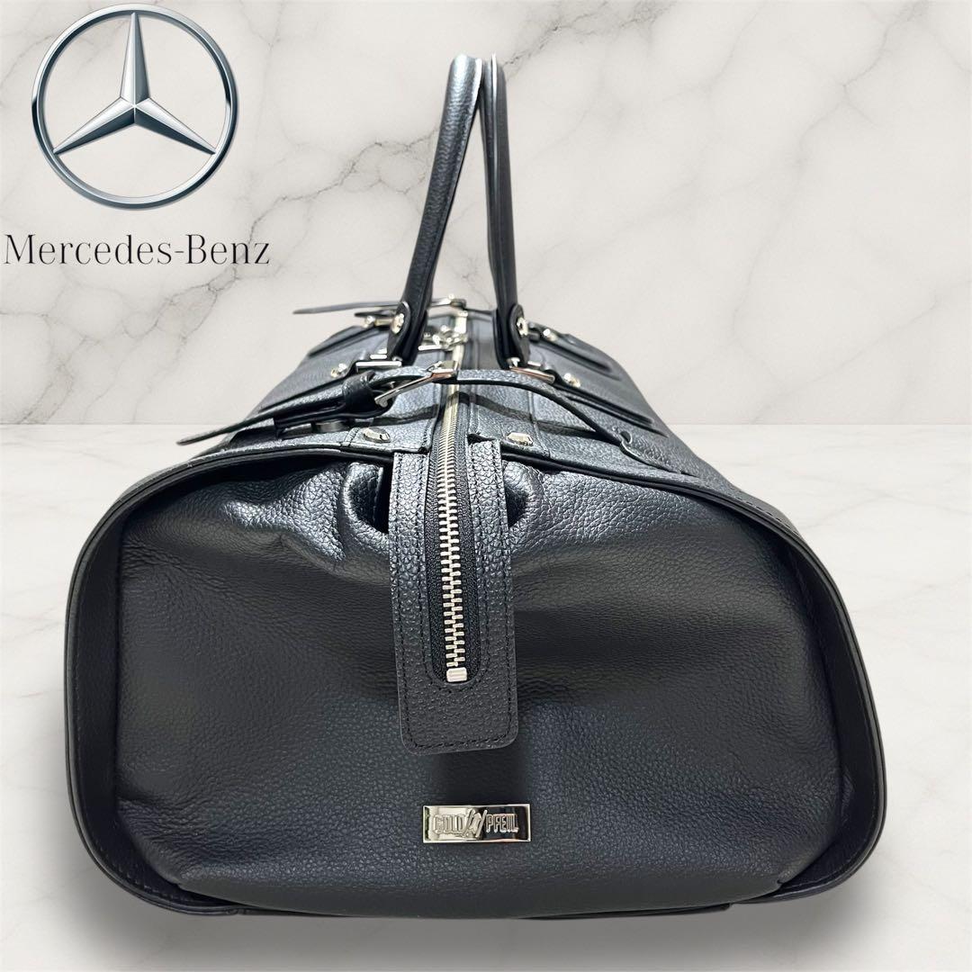 希少 メルセデス ベンツ 高級レザー ボストンバッグ Mercedes Benz