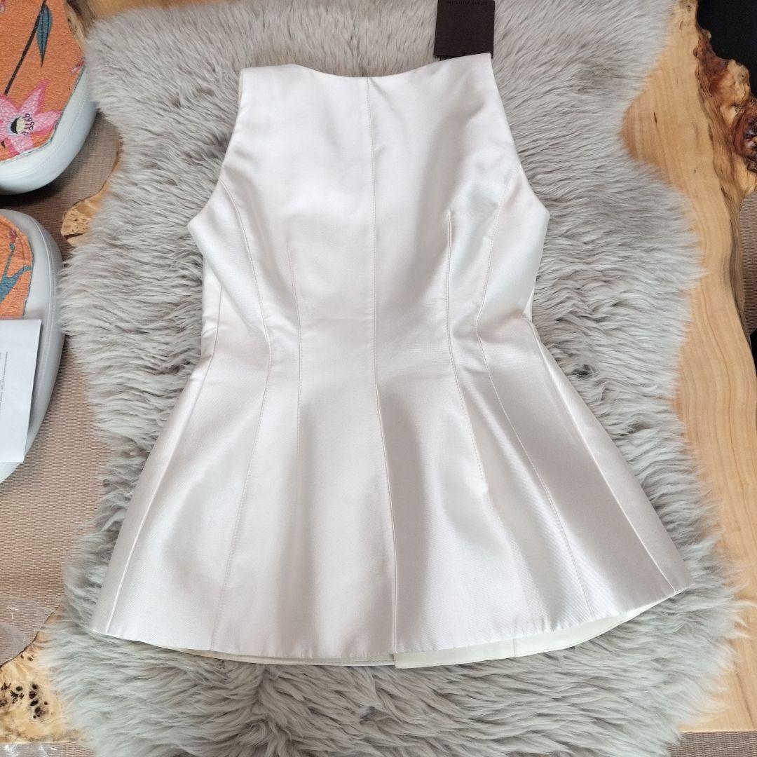 未使用 LOUIS VUITTON 2016 ルイヴィトン シルク ベスト