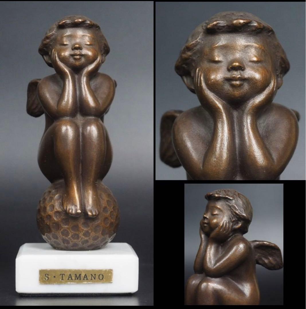 送料無料 人気彫刻家玉野勢三作 ブロンズ像 本物保証