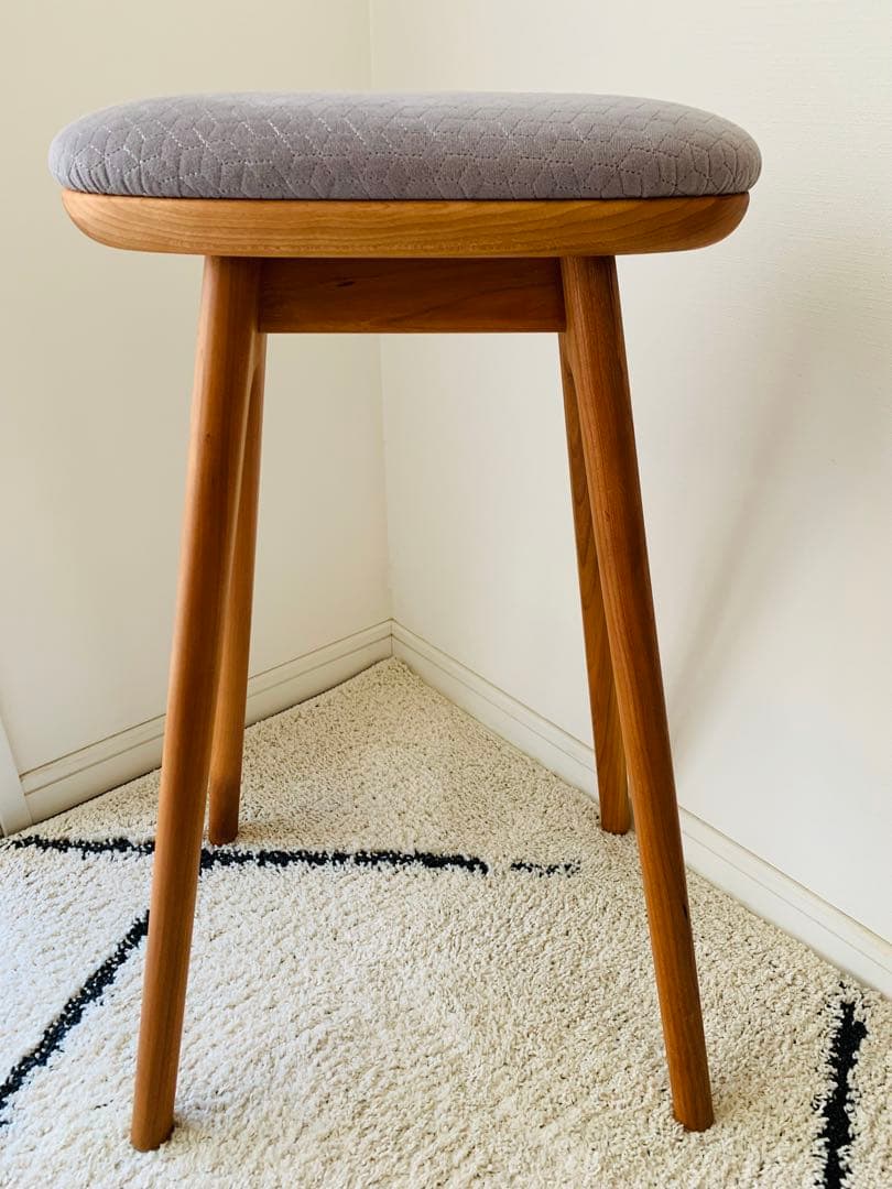 ナガノインテリア キッチンスツール ハイチェア チェリー SC338