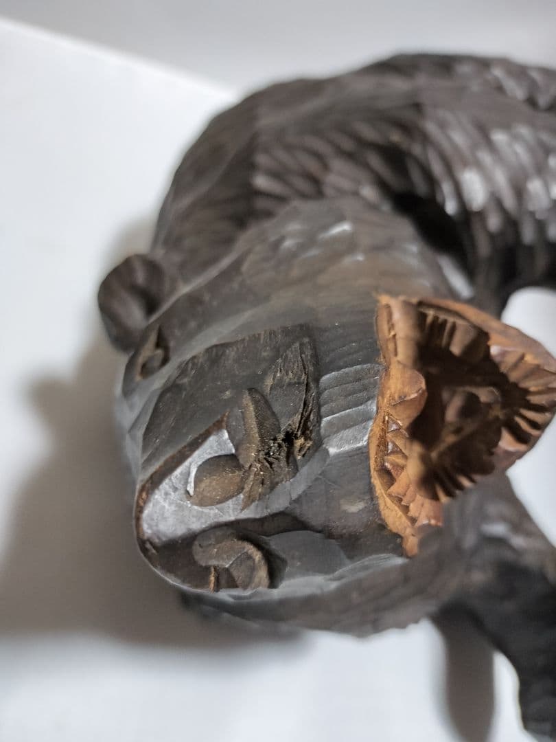 ヴィンテージ 木彫り 熊 北海道 昭和レトロ J106714788 最