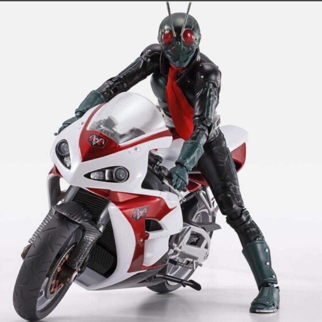 S.H.フィギュアーツ 仮面ライダー THE NEXT 本郷猛 + サイクロン号 S.H.Figuarts サイクロン1号 仮面ライダーTHE NEXT バイク おもちゃ