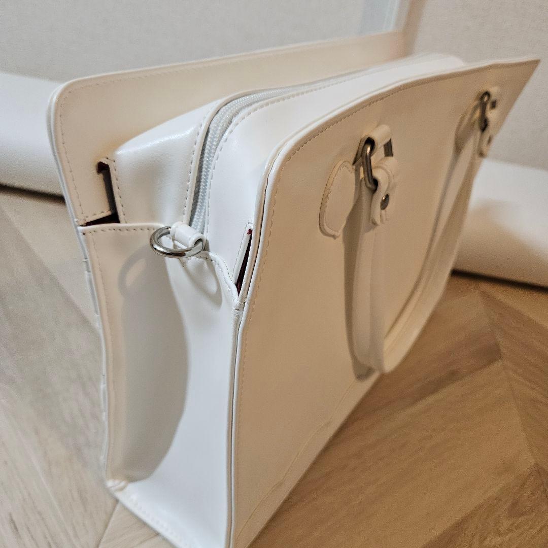 ★21日迄値下げ★BABY 2こリボンBag 白 クラシカルシリーズ