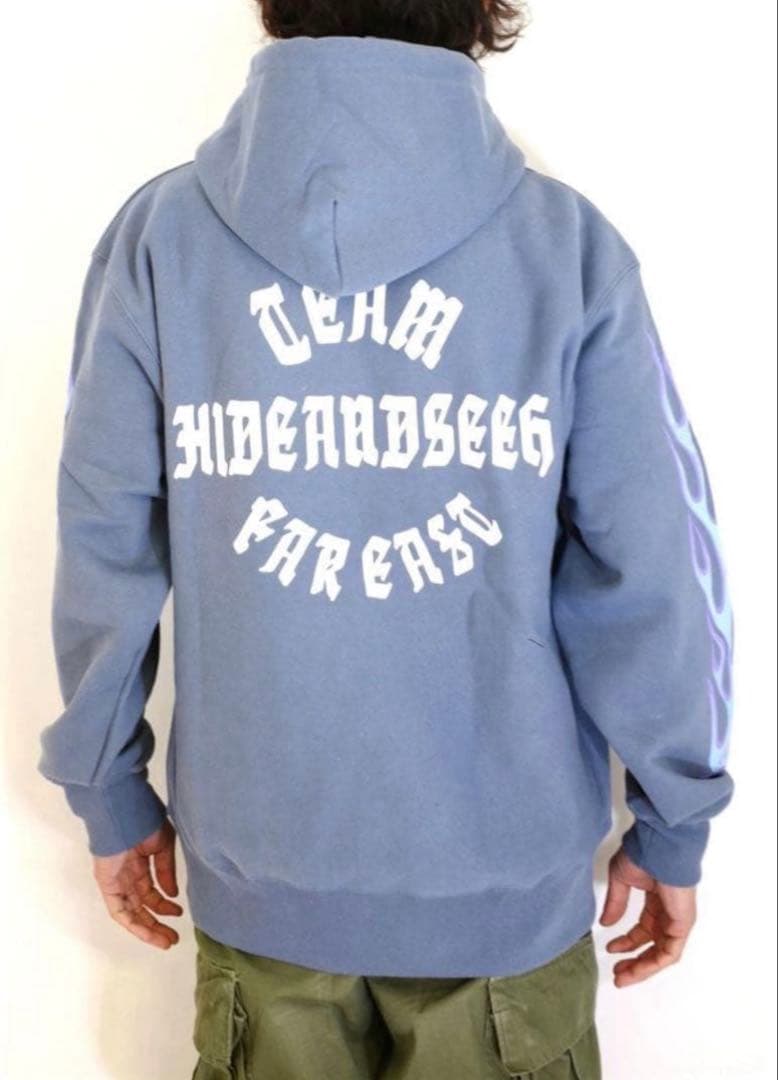 22AW ハイドアンドシークHIDEANDSEEKフレイムパーカー キムタク着