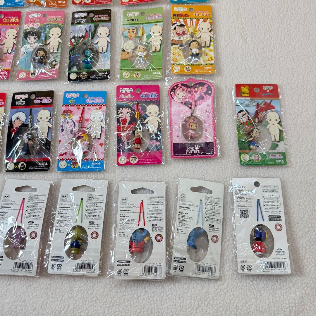 キュージョン　キューピー　いろいろ　まとめ　ディズニー　など　根付け