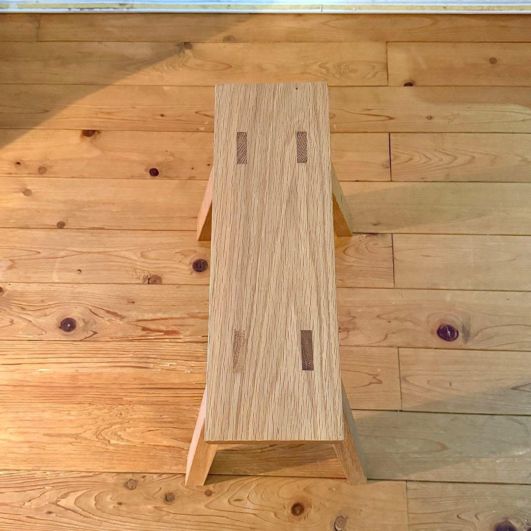 無印良品　無垢オーク材 ベンチ・小