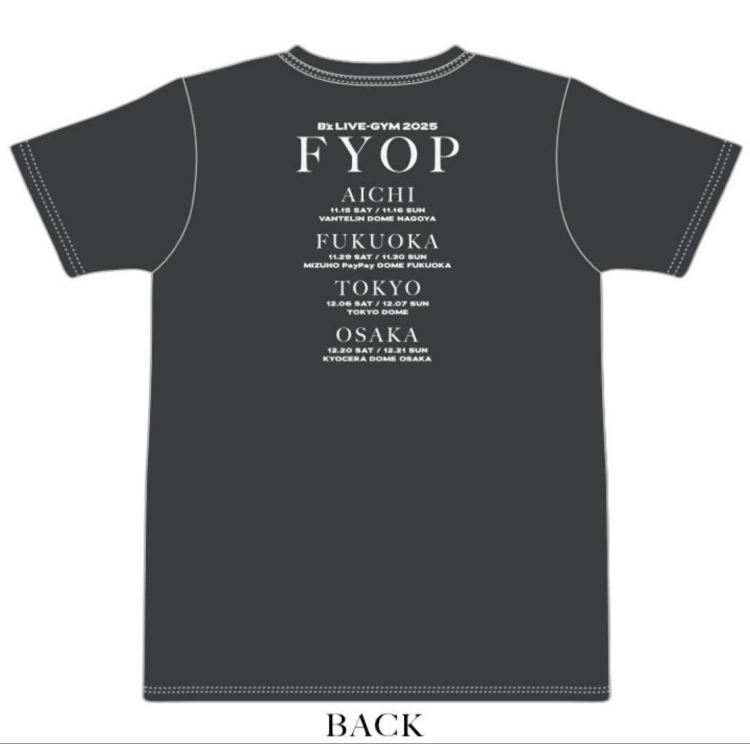 B'z LIVE-GYM 2025 -FYOP- ツアーTシャツ L - メルカリ