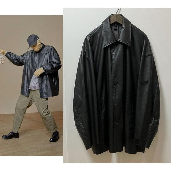 N.HOOLYWOOD COMPILE フェイクレザー バルマカーンコート 36 - メルカリ